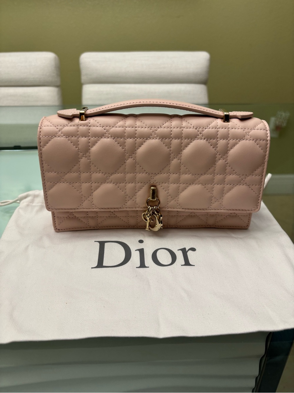 Authentic Brand New My Dior Mini Bag
Powder Pink Cannage Lambskin - Picture 2 of 16